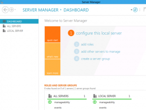 Windows 8 Server Manager