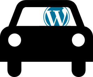 Wordpress in a car